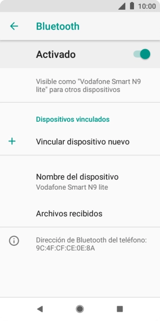 Pulsa Vincular dispositivo nuevo. Pulsa Vincular dispositivo nuevo.