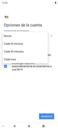 Pulsa el ajuste deseado. Pulsa el ajuste deseado.
