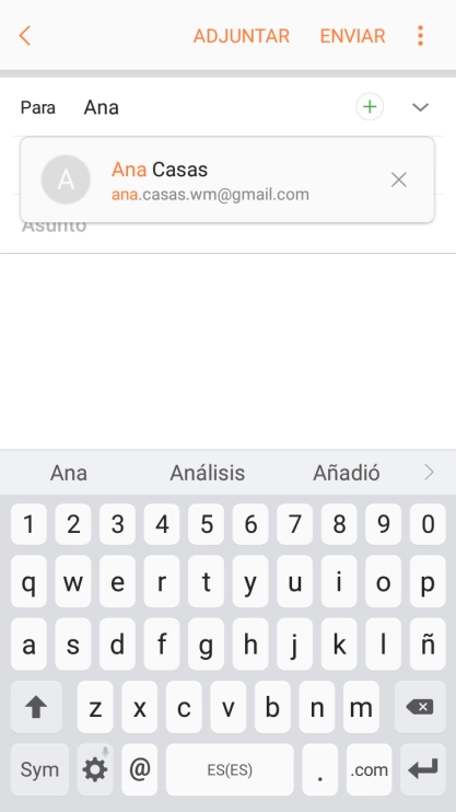 Pulsa el contacto deseado. Pulsa el contacto deseado.