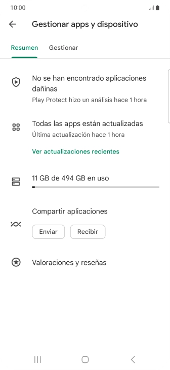 Pulsa Gestionar. Pulsa Gestionar.