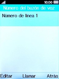 Pulsa la tecla de selección izquierda. Pulsa la tecla de selección izquierda.