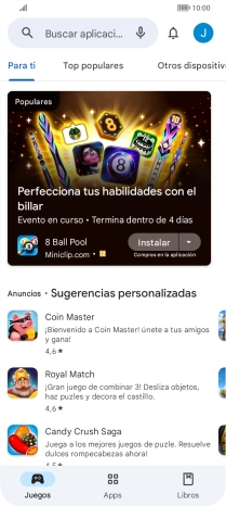 Pulsa el icono de perfil. Pulsa el icono de perfil.