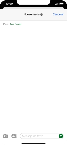 Pulsa en el campo de escritura y escribe el texto del mensaje corto. Pulsa en el campo de escritura y escribe el texto del mensaje corto.
