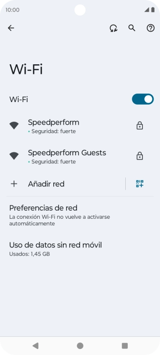 Pulsa la red wifi deseada. Pulsa la red wifi deseada.