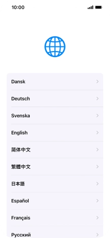 Pulsa el idioma deseado. Pulsa el idioma deseado.
