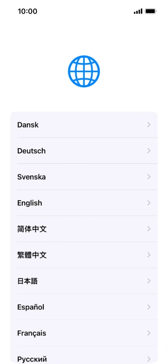 Pulsa el idioma deseado. Pulsa el idioma deseado.
