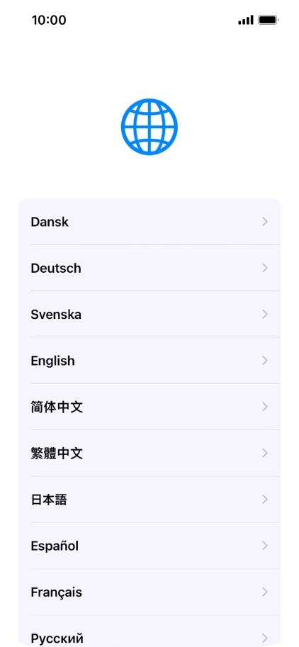 Pulsa el idioma deseado. Pulsa el idioma deseado.