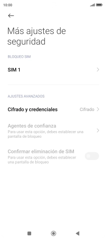 Pulsa el nombre de la tarjeta SIM. Pulsa el nombre de la tarjeta SIM.
