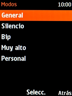 Selecciona Silencio. Selecciona Silencio.