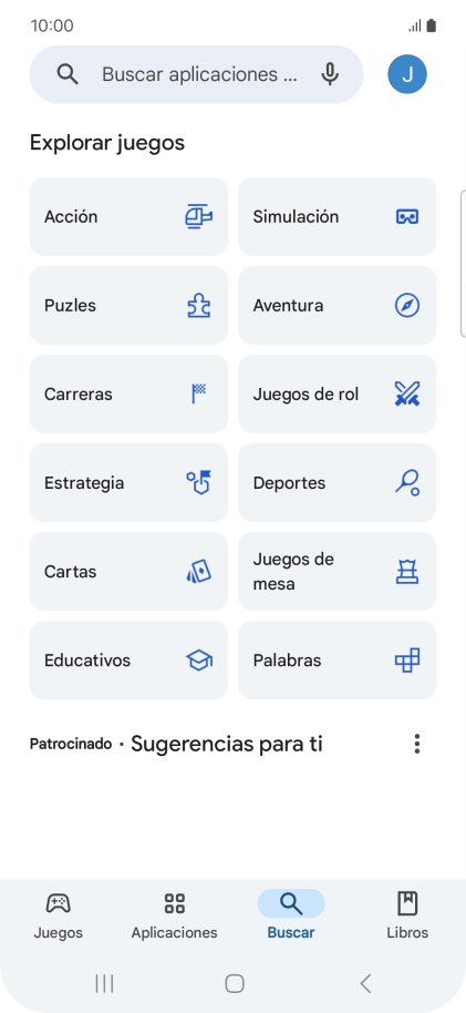 Pulsa en el campo de búsqueda. Pulsa en el campo de búsqueda.