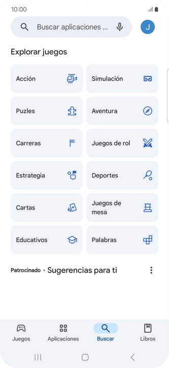 Pulsa en el campo de búsqueda. Pulsa en el campo de búsqueda.
