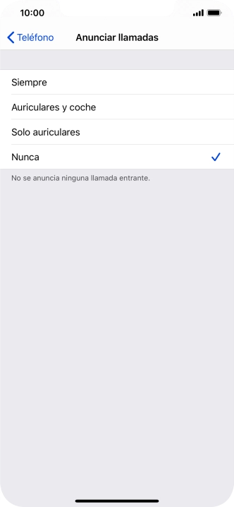 Pulsa Siempre para activar la función cuando el modo silencioso está desactivado. Pulsa Siempre para activar la función cuando el modo silencioso está desactivado.