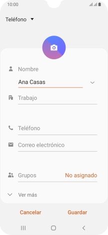 Pulsa Teléfono e introduce el número de teléfono deseado. Pulsa Teléfono e introduce el número de teléfono deseado.