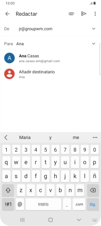 Pulsa el contacto deseado. Pulsa el contacto deseado.
