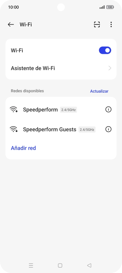 Pulsa la red wifi deseada. Pulsa la red wifi deseada.