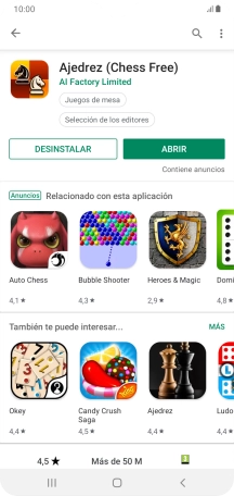 Pulsa la tecla de inicio para terminar y regresar a la pantalla de inicio. Pulsa la tecla de inicio para terminar y regresar a la pantalla de inicio.