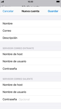 Pulsa Contraseña e introduce la contraseña de tu cuenta de correo electrónico. Pulsa Contraseña e introduce la contraseña de tu cuenta de correo electrónico.