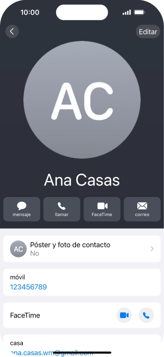 Pulsa Póster y foto de contacto. Pulsa Póster y foto de contacto.