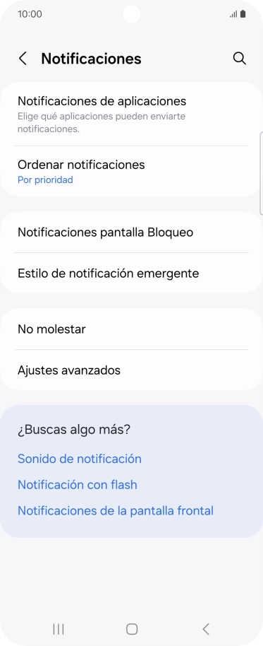 Pulsa Notificaciones de aplicaciones. Pulsa Notificaciones de aplicaciones.
