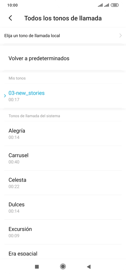 Pulsa la tecla de inicio para terminar y regresar a la pantalla de inicio. Pulsa la tecla de inicio para terminar y regresar a la pantalla de inicio.