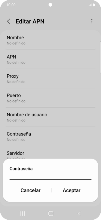 Introduce wap125 y pulsa Aceptar. Introduce wap125 y pulsa Aceptar.