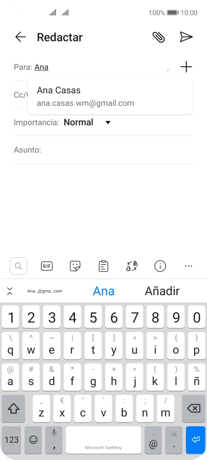 Pulsa el contacto deseado. Pulsa el contacto deseado.