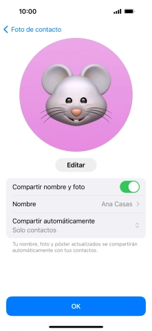 Pulsa el indicador junto a Pulsa el indicador junto a