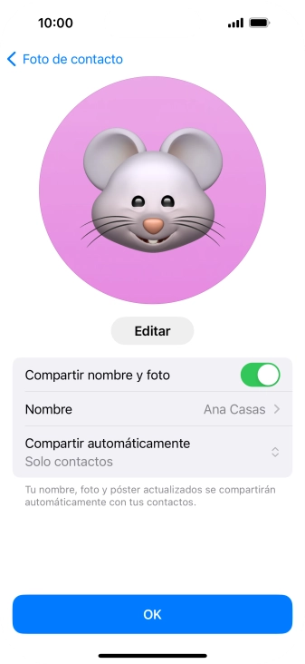 Pulsa el indicador junto a Pulsa el indicador junto a