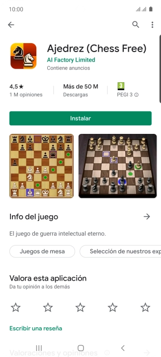 Pulsa Instalar y sigue las indicaciones de la pantalla para instalar la app. Pulsa Instalar y sigue las indicaciones de la pantalla para instalar la app.