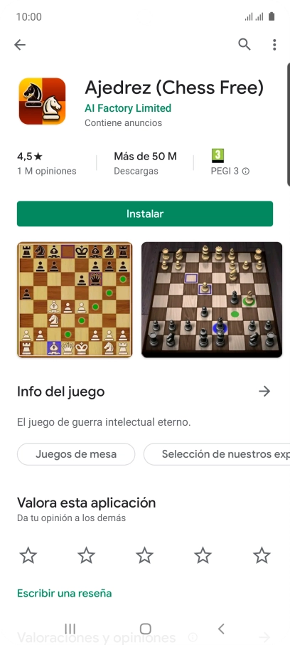 Pulsa Instalar y sigue las indicaciones de la pantalla para instalar la app. Pulsa Instalar y sigue las indicaciones de la pantalla para instalar la app.