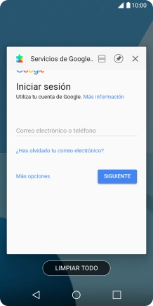Para cerrar una sola aplicación en ejecución, desliza el dedo hacia la derecha sobre la aplicación deseada. Para cerrar una sola aplicación en ejecución, desliza el dedo hacia la derecha sobre la aplicación deseada.