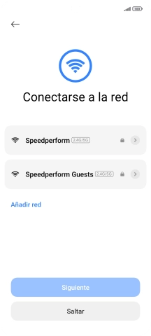 Pulsa la red wifi deseada. Pulsa la red wifi deseada.