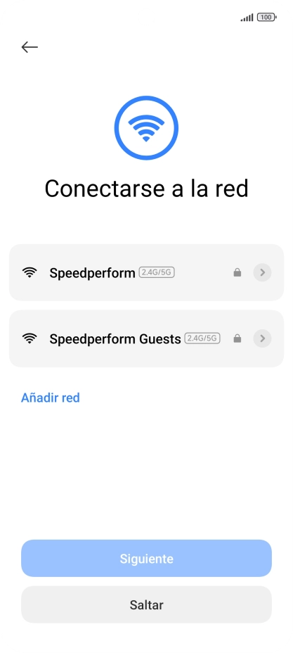 Pulsa la red wifi deseada. Pulsa la red wifi deseada.