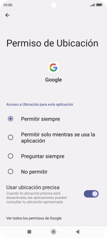 Pulsa el ajuste deseado. Pulsa el ajuste deseado.
