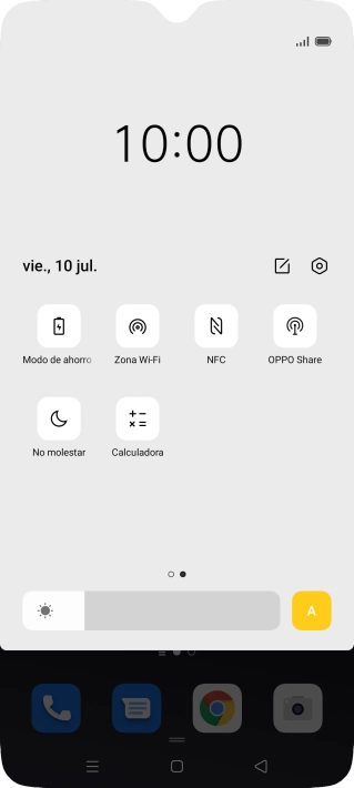 Pulsa Modo de ahorro de batería para activar la función. Pulsa Modo de ahorro de batería para activar la función.