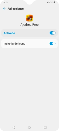 Pulsa el indicador superior para activar o desactivar la función. Pulsa el indicador superior para activar o desactivar la función.