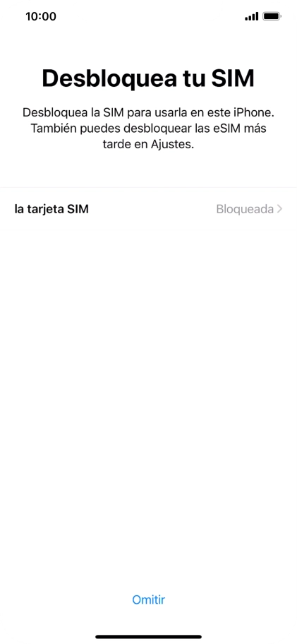 Pulsa la tarjeta SIM. Pulsa la tarjeta SIM.