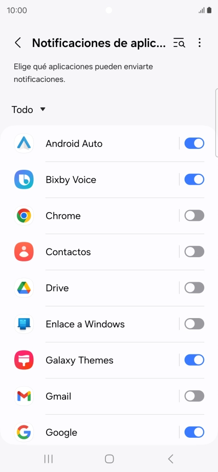 Pulsa la lista desplegable. Pulsa la lista desplegable.