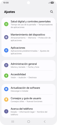 Pulsa Administración general. Pulsa Administración general.