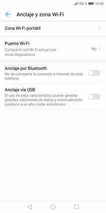 Pulsa Zona Wi-Fi portátil. Pulsa Zona Wi-Fi portátil.