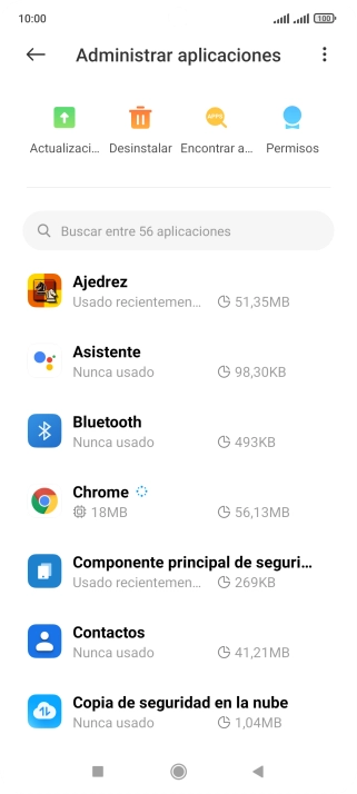Pulsa la app deseada. Pulsa la app deseada.