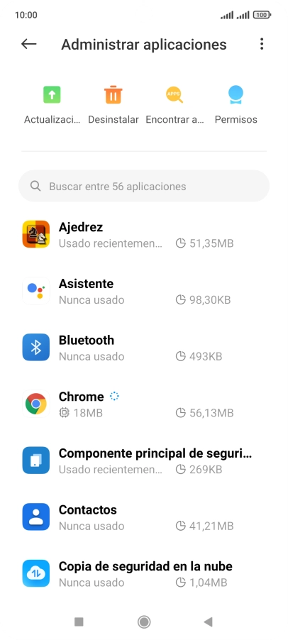 Pulsa la app deseada. Pulsa la app deseada.