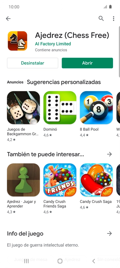 Pulsa la tecla de inicio para terminar y regresar a la pantalla de inicio. Pulsa la tecla de inicio para terminar y regresar a la pantalla de inicio.