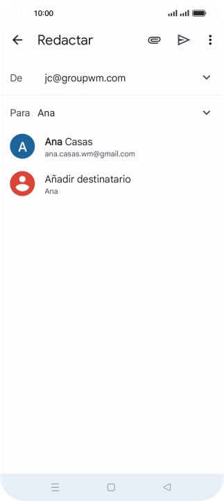 Pulsa el contacto deseado. Pulsa el contacto deseado.