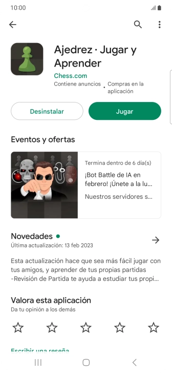 Pulsa Desinstalar. Pulsa Desinstalar.