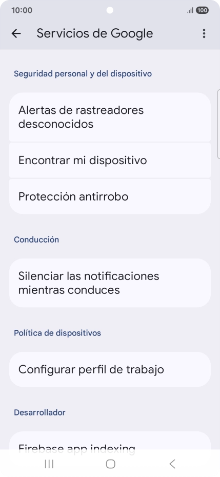 Pulsa Encontrar mi dispositivo. Pulsa Encontrar mi dispositivo.