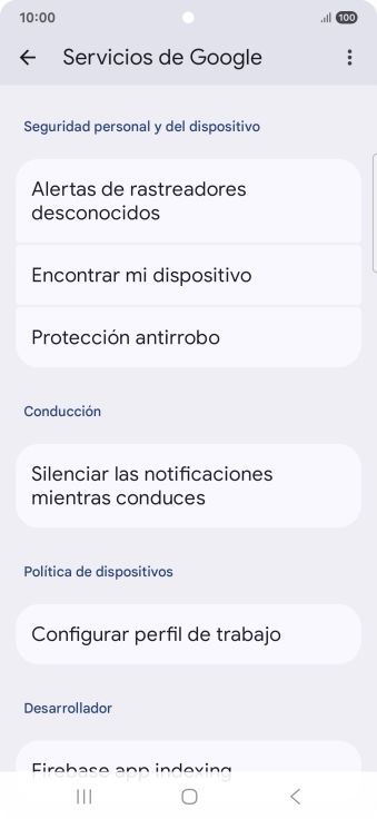 Pulsa Encontrar mi dispositivo. Pulsa Encontrar mi dispositivo.