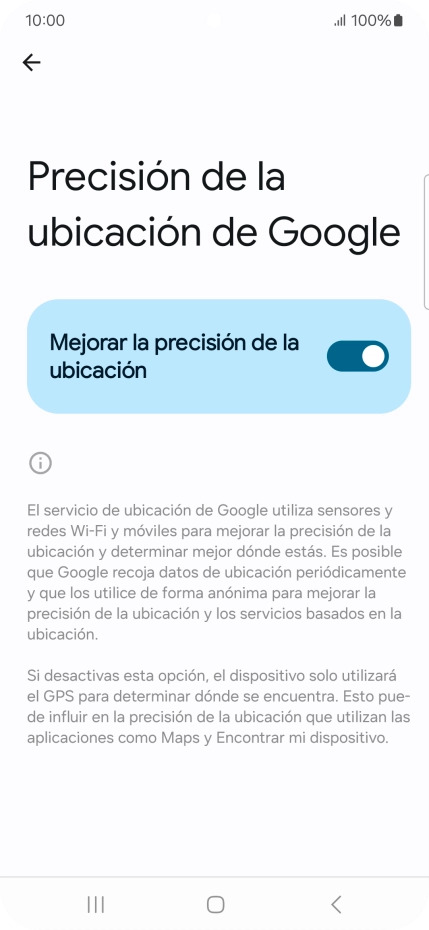Si pulsas el indicador junto a Si pulsas el indicador junto a