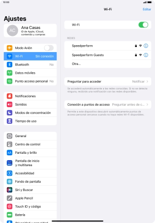 Pulsa la red wifi deseada e introduce la contraseña de esta red. Pulsa la red wifi deseada e introduce la contraseña de esta red.