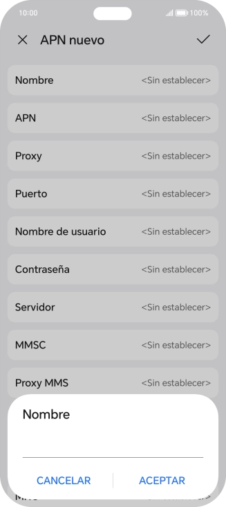 Introduce Vodafone Internet y pulsa ACEPTAR. Introduce Vodafone Internet y pulsa ACEPTAR.